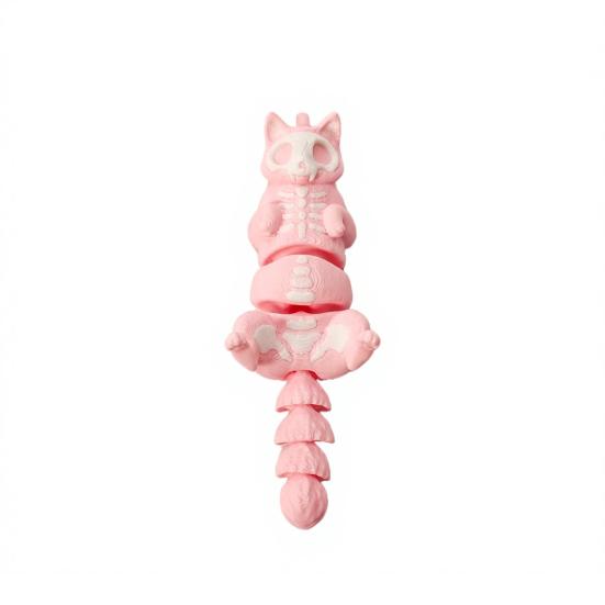 Keychain Mini Cat Key Chain Soft 3D Printed Stress Reliever Compact Size Clip-On Bag