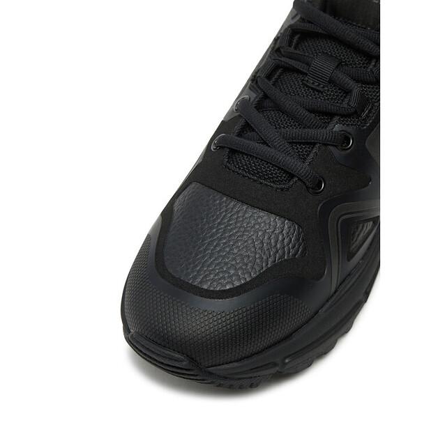 Men's Sneakers Tommy Hilfiger M Runner Tech Knit Lth Mix Fm0fm05344 Black
