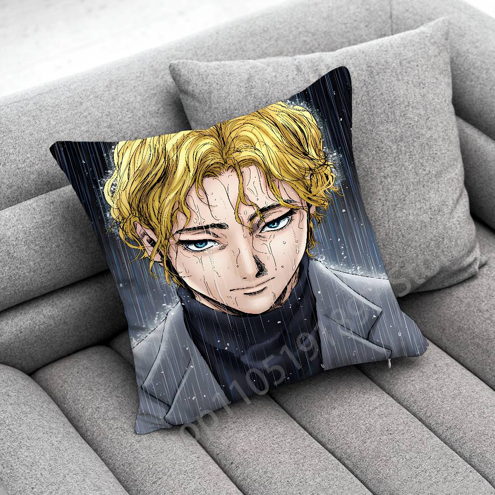 Manga Johan Liebert M-Monster Throw Pillow Case For 50x50cm 30x30cm 55x55cm 45x45cm 40x40cm Square Bed Pillowcase Cover