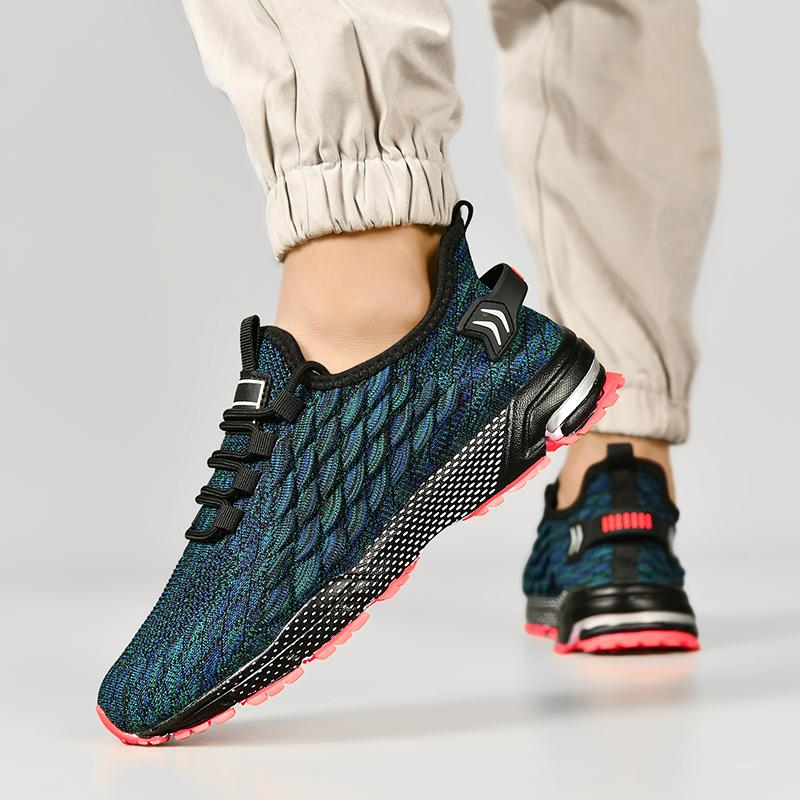 Übergröße 48 Leichte Atmungsaktive Freizeit-Sportschuhe Aus Netzstoff Herren Sneaker