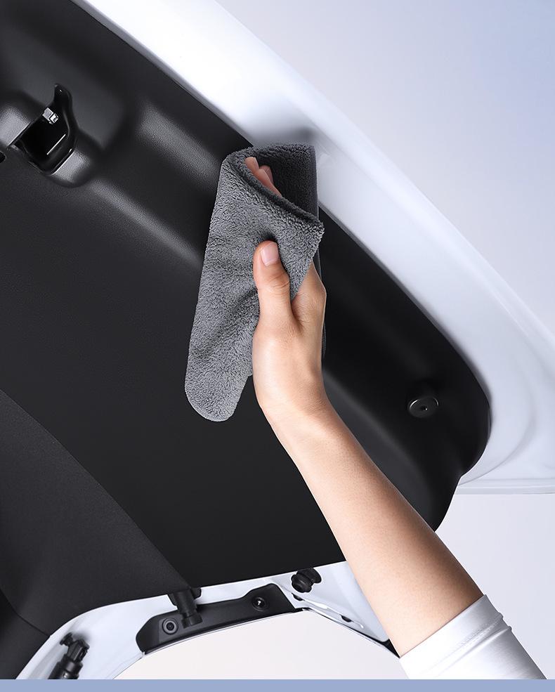 Tesla Y/3 Model Trunk Tailgate Protection Board: Flocking Interior Accessory