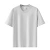 Unisex Round Neck Short Sleeve Loose Fit T-Shirt Cotton Solid Heavyweight Top