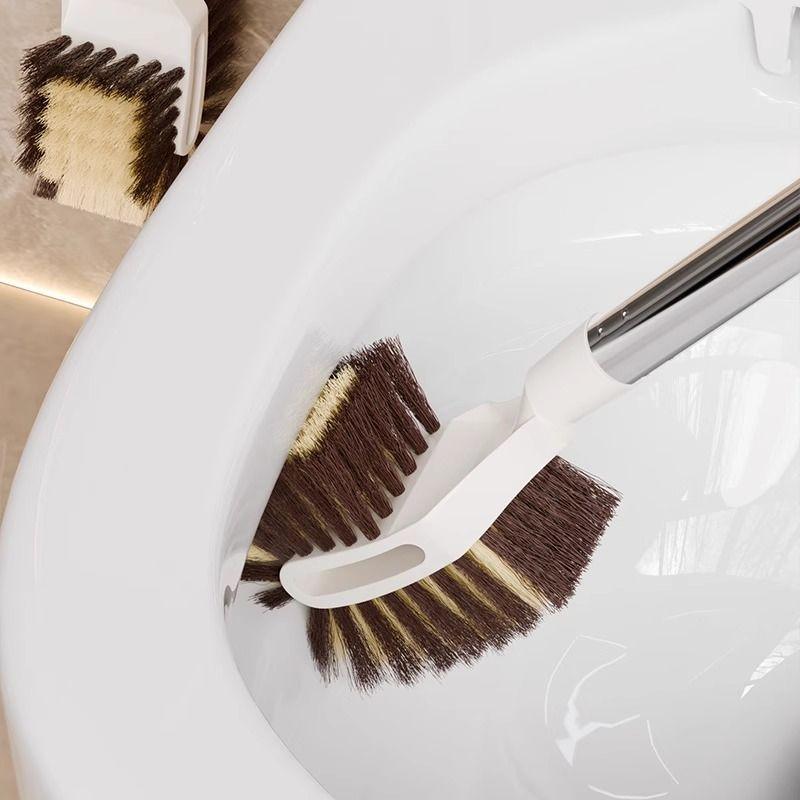 Toilet Brush with Extended Handle for Household Use Double Headed Toilet Brush for Squatting In The Bathroom and Specialized Toilet Brush for Washing