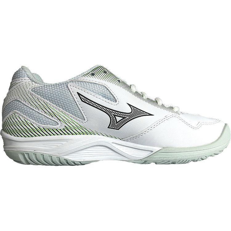 Mizuno Shock Absorbing Non-Slip Breathable Flexible Training Shoes Kids Sneakers White Blue X1GC230735