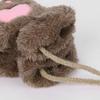 cat paw gloves for fall and winter Perfect for or cat Perfect for school cultural and other Khaki Cute, fluffy, half-finger cosplay. Halloween,