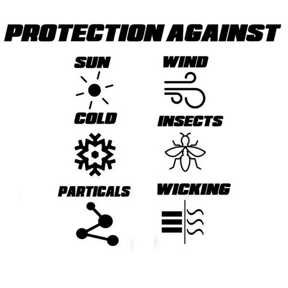 Quick-drying Ice Silk Scarf Breathable Cycling Mask Sun Protection Mask  For Men Women