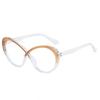 Women's Stylish Large Frame Anti-Blue Light Glasses - Round Lenses