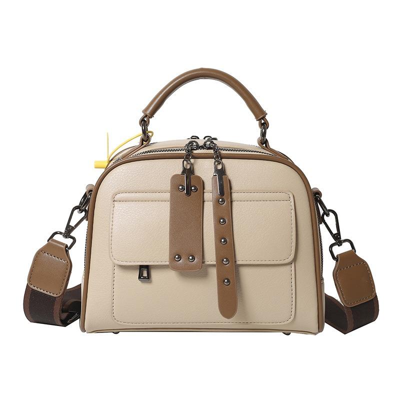 Handbag bag Women's messenger bag Simple and versatile shoulder bag Premium texture multi-layer mother bag