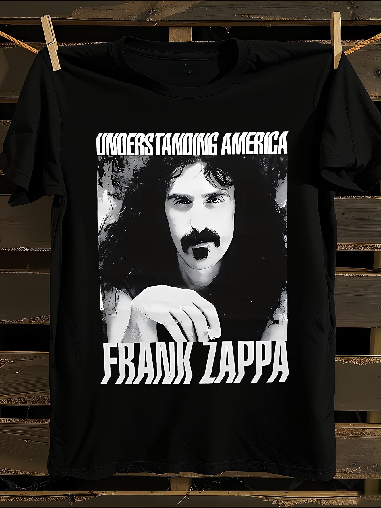 Frank Zappa Official Iconic Portrait and Signature T-shirt M
