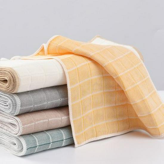 Non-Oily Bamboo Fiber Dish Towel with Bright Silk Viscose