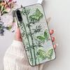 For Samsung Galaxy A90 5G Phone Case For Samsung A90 5G SM-A908B Elegant Floral Cat Painted Black Silicone Soft TPU Cases
