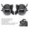 Pair Front Bumper Fog Light Lamp Bulb Housing For BMW E60 5-Series  2004-2007
