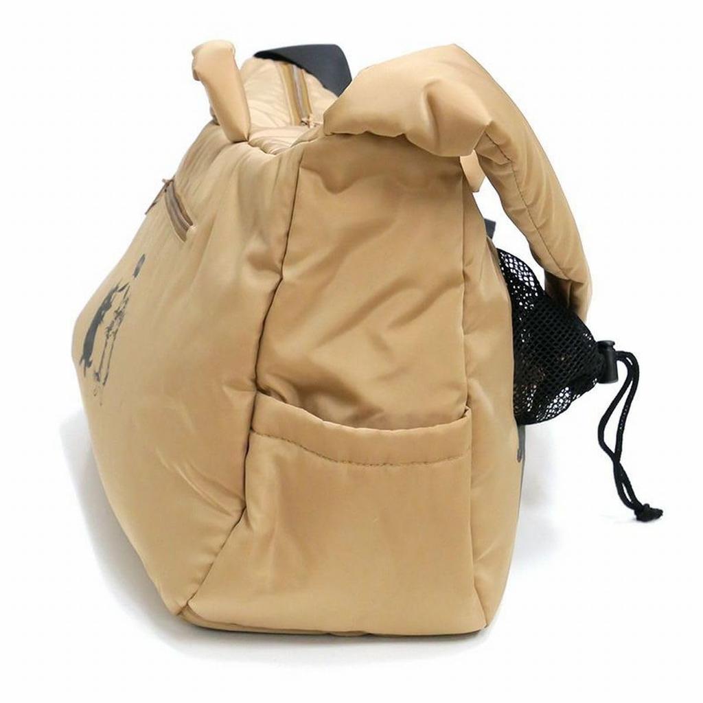 [WACHIFIELD] Dayan the Cat - Multifunctional Carrier Bag with Shoulder Strap and Cat Face Opening - Makes Outings with Your Cat Fun