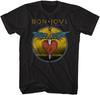 Bon Jovi Herz Flügel Schwert You Give Love A Bad Name T-Shirt