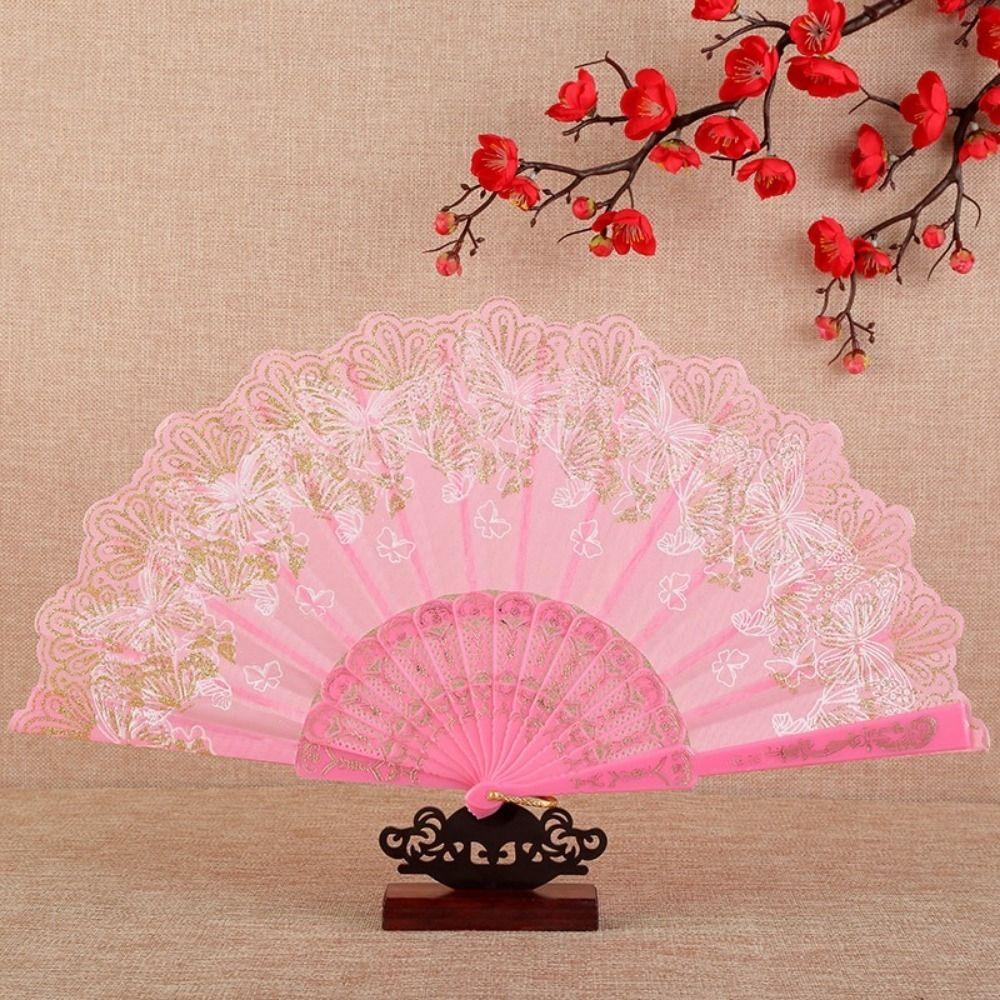 Handgehaltener Dekofächer Spitze Handfächer Fotografie Requisiten Tanzfächer Hanfu Zubehör