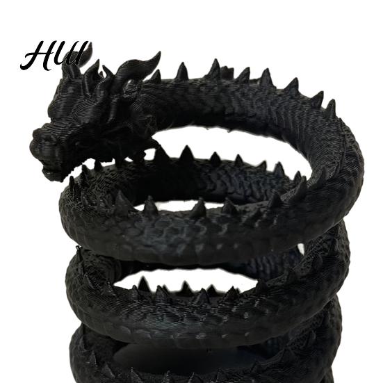 Student Desk Accessory 3D Printed Dragon Pen Holder, Mystical Fantasy Pencil Teacher Gift Holder Cup, Desktop Makeup Brush for Home, Office