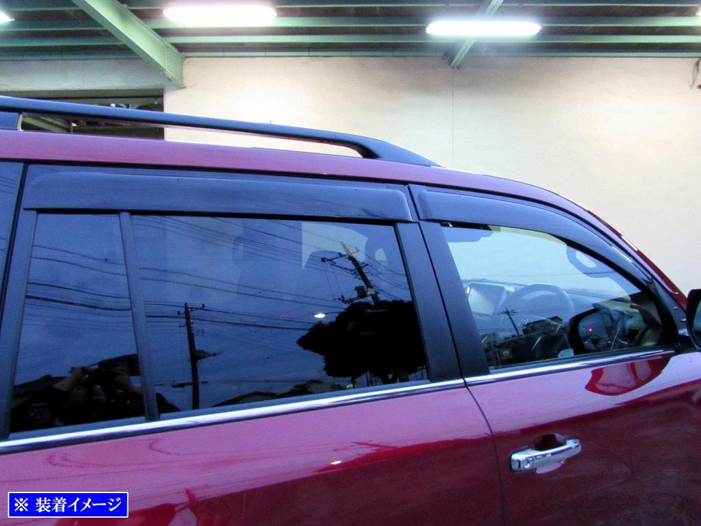 BRIGHTZ Premium Side Door Visors with Hardware for Land Cruiser 200 Compatible with Land Cruiser URJ URJ202 200W [INJ-V-072] URJ202W, UZJ200W, 202,