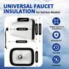 Heavy-Duty Frost Guard for Outdoor Faucets. Prevents Pipe Burst, Easy Install. For Winter & Extreme Cold. US/EU Compatible.