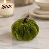 Seasonal Floral Scene Accents Small Artificial Velvet Pumpkin Decoration Fall Thanksgiving Soft Stuffed Party Ornaments Ornament Autumn Harvest