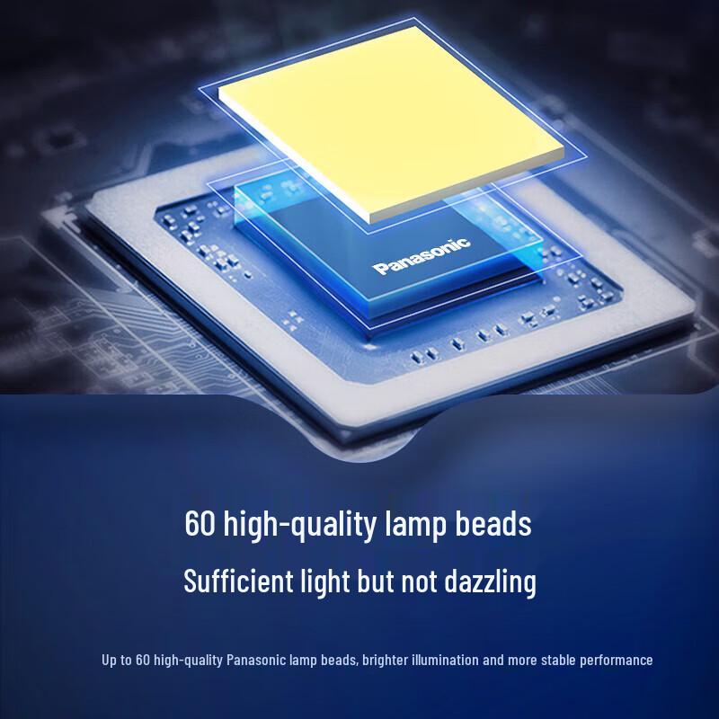 Panasonic AA LED Schreibtischlampe mit Augenpflege