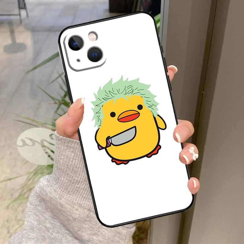 Duck With Knife Duck Cute Case For iPhone 16 Pro Max 15 14 12 11 13 17 Pro Max Plus 12 13 Mini 16e 17 Air Back Cover