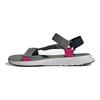 adidas Terrex Hydroterra Hafif Rahat Dayanıklı Plaj Sandaletleri Unisex Sandaletler Gri Siyah Mor IF3102