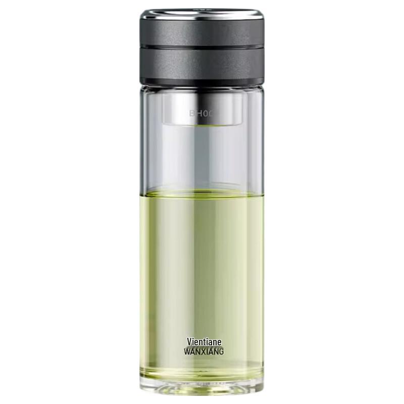 WANXIANG Single-Wall Glass Tea Infuser Bottle 520ml