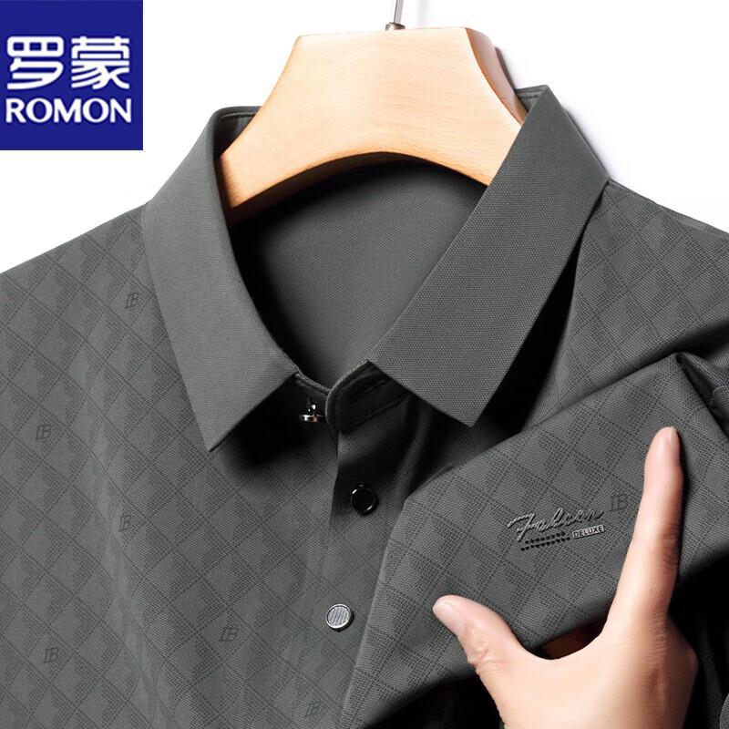 ROMON Herren Sommer Ice Silk Poloshirt