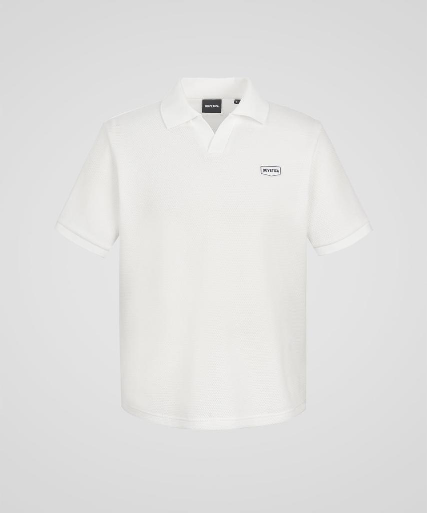 DUVETICA Matarello (Light Ivory) (Men'S Short-Sleeve Polo Shirt)