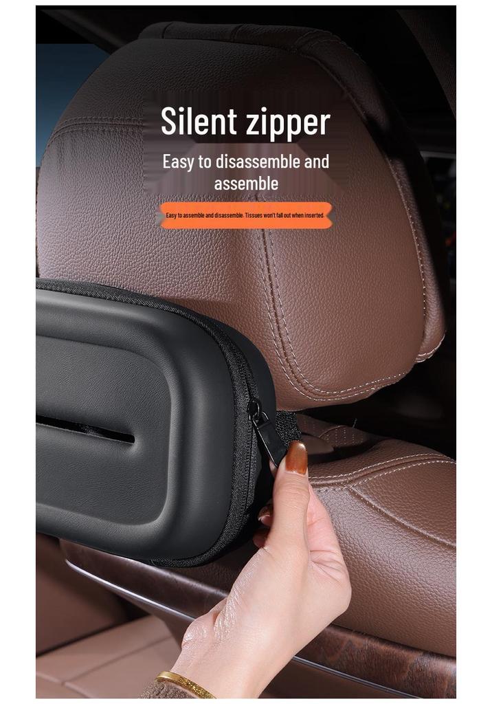 Lynk & Co Cross-border Car Tissue Box - Hanging & Pull-out for Extended Seat Back