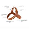 Leather Dog Hand Holding Rope Explosion-Proof Pet Harness Vest Outdoor Medium Large Dog Puppy Kitten Supplies Pets Accessories