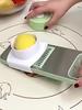 7pcs of stainless steel multifunctional vegetable slicer and grater suit, interchangeable blades, manual kitchen gadget kit