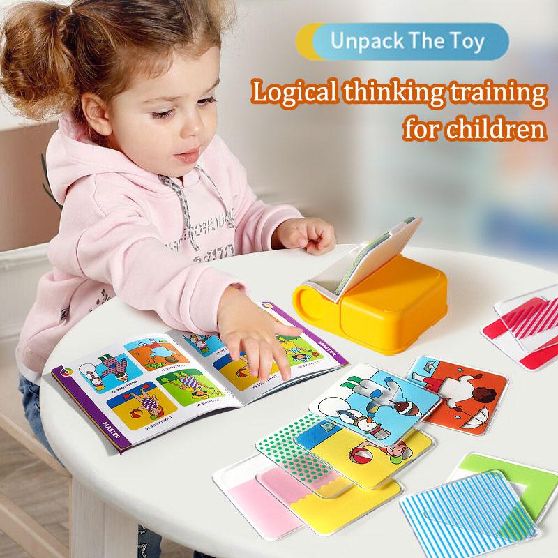Children Logical Thinking Board Game Montessori Fun Dress-Up Color Matching Learning Sensory Thinking Training Educational Toys