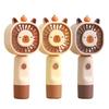 Handheld Fan Multi-Speed Adjustable Capybara Design Quiet Operation USB Rechargeable Portable Cooling Fan