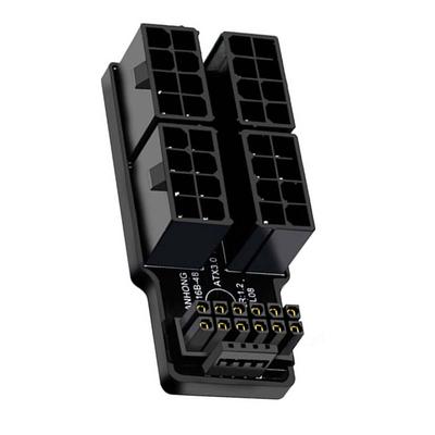 Cablecc Angled 90 Degree Power Modular 12VHPWR Adapter for 4 ATX 8P 4080 5090TI 16 Pin Graphics Card ATX3.0 PCI-E 5.0 12+4P