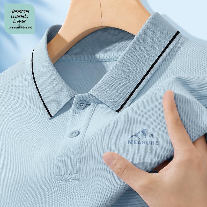 JEANSWEST LIFE Wujie Men s Short Sleeve Polo Shirt 3XL