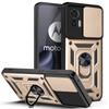 Pour Étui Motorola Edge 30 Neo Étui Motorola Moto Edge 30 lite Support Anneau Magnétique Étui Armure Protection Glissière Appareil Photo Couvercle Arrière