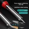 300W Adjustable Temperature Handheld Soldering Iron - Portable, High-Power Flat Head with External Heating.