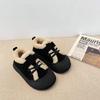 Children's cotton shoes 2025 winter new boys' velvet board shoes girls' warm two cotton shoes soft-soled baby Birkenstocks