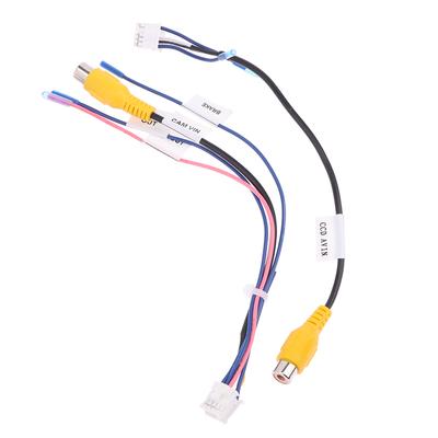 1Pc For Car Stereo Radio Dvd Radio Monitor Cable Connector 10Pin Rear View Backup Camera Cable Adaptor Rca