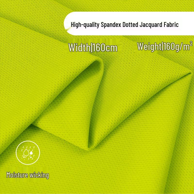 

Premium Moisture-Wicking Spandex Jacquard Fabric for Spring/Summer Sportswear White (25kg min order)