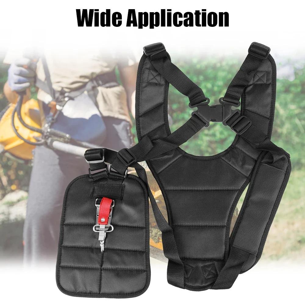 Lawn Mower Harness Harness Strap Belt Lawn Mower Power Pruner Double Trimmer Shoulder Adjusted Band Brush Cutter Trimmer Garden