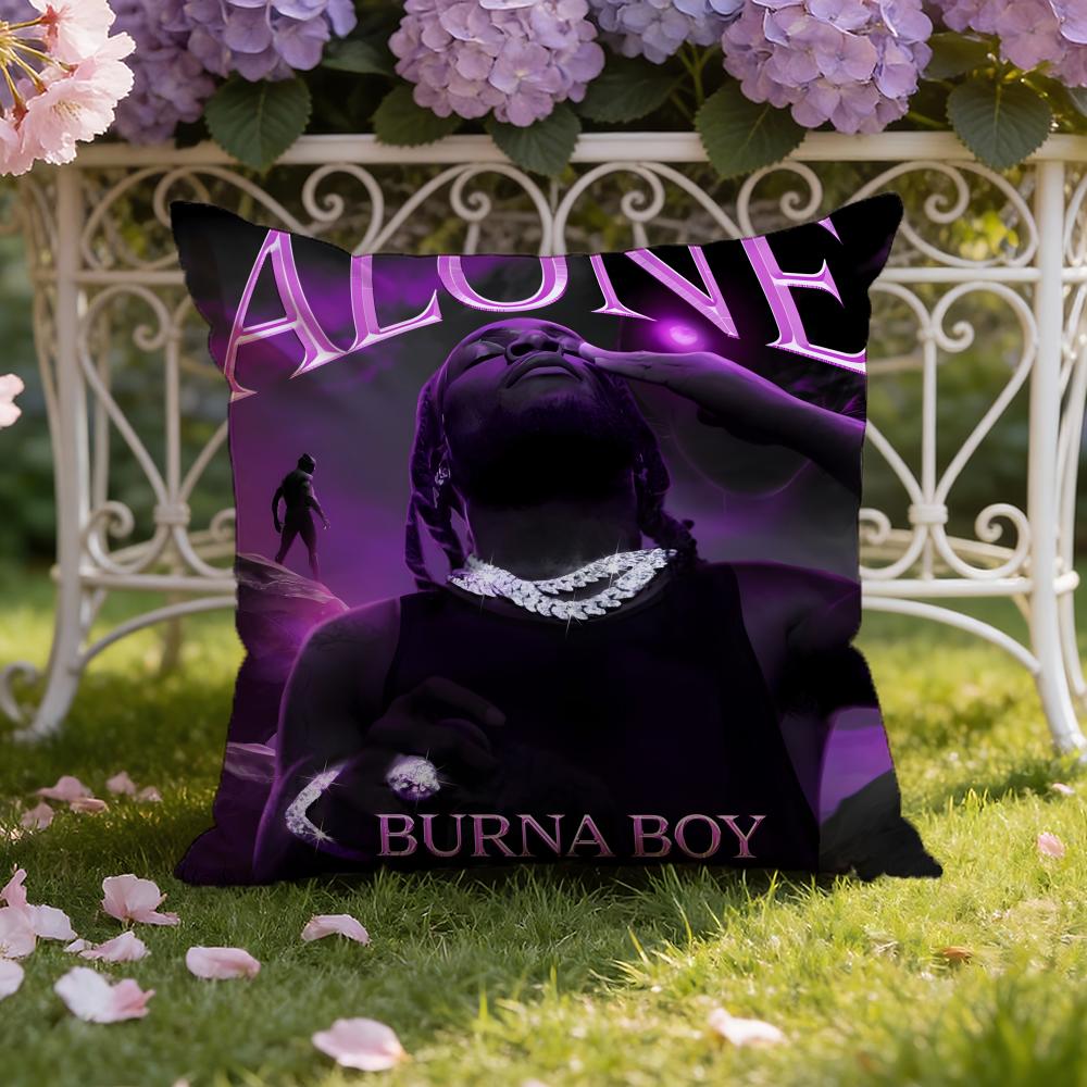 B-Burna Singer Boy Cushion Cover Home & Car Dual-Scene Pillow Cover: Reversible for Premium Comfort