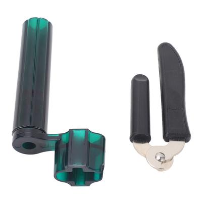 Guitar String Winder and Cutter Set Bridge Pin Peg Remover Restringing Tool for Bass Mandolin Banjo Ukulele I14 Black