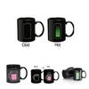 Color Changing Ceramic Mug With Light Bulb Tetris Battery Pattern For Gift Giving And Promotions