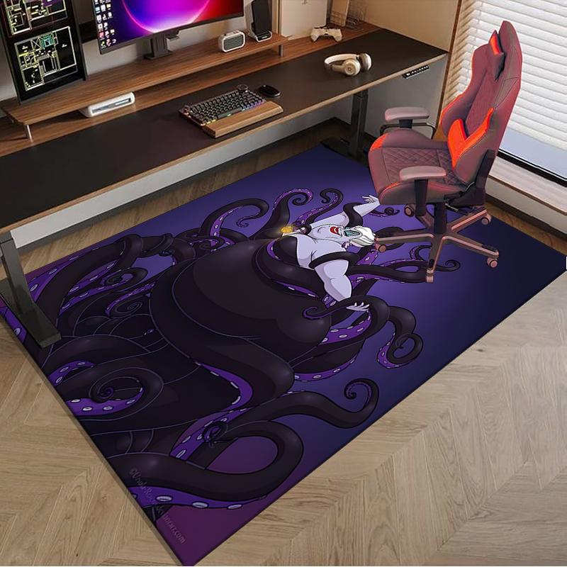 1PC Sea Witch's Tale Rug Game Carpet, Floor Mat for Bedroom Living Room Entryway Rug, Home Decor Idea Gift for Christmas birthday