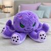 Children Octopus Doll Devil Plush Toy, Soft Stuffed Dark Decor, Desk Ornament Eight Tentacle Sea Animal Pillow, Gift for Halloween Christmas Birthday