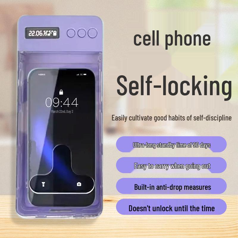 Transparent Phone Lock Timer for Student Time Management and Mobile Self-Discipline