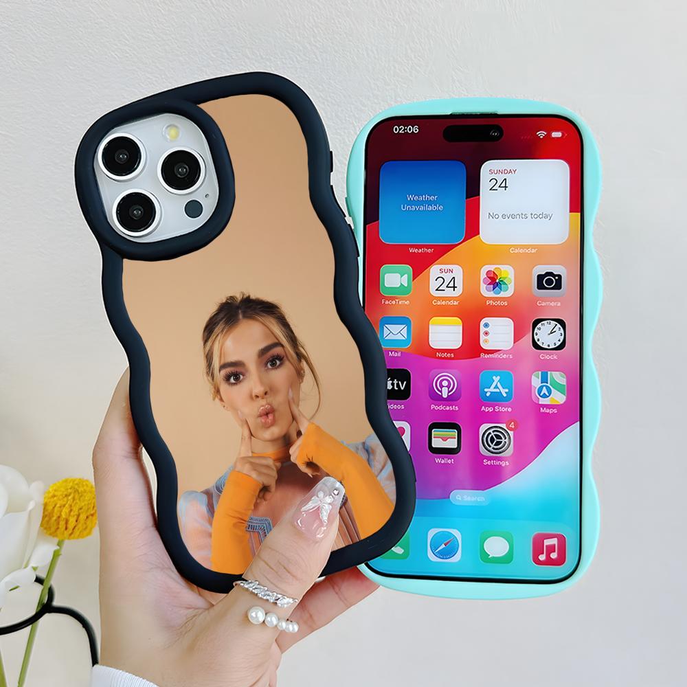 Addison Rae Handyhülle für iPhone 17 16 15 14 13 12 11 Air Pro Max Plus Welle Kante TPU Bunte Hülle Hülle Hübsch Luxus
