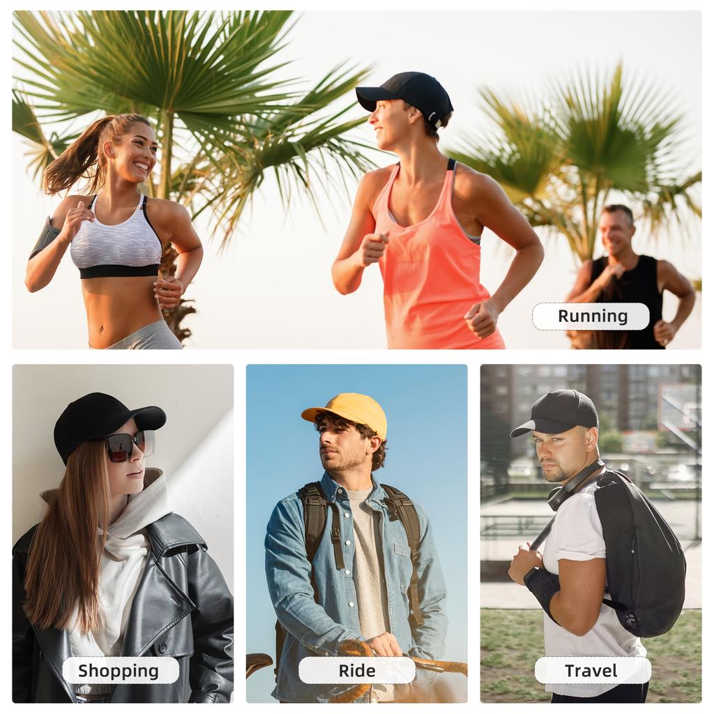 Adjustable Retro Black Truck Driver Baseball Cap  Lightweight 100 Polyester Fun Icon Printed Design Breathable Sweat